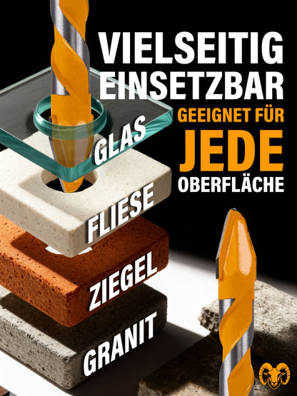 Geeignet für die Bohrung in Glas, Fliesen, Ziegel, Granit, Feinsteinzeug und andere harte Materialien.