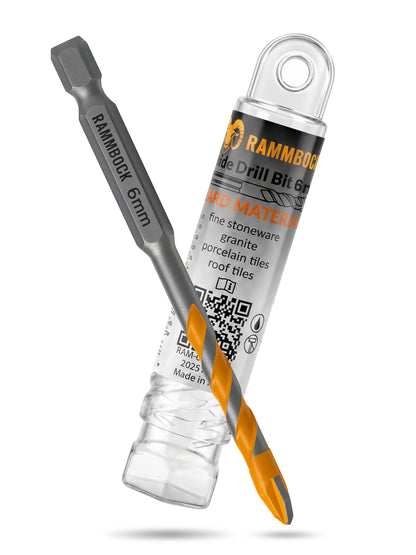 RAMMBOCK Keramikbohrer-Set – 5 Größen für Fliesen, Feinsteinzeug, Granit & Glas