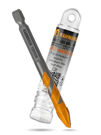 RAMMBOCK Keramikbohrer-Set – 5 Größen für Fliesen, Feinsteinzeug, Granit & Glas