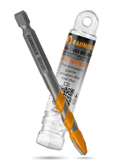 RAMMBOCK Keramikbohrer-Set – 5 Größen für Fliesen, Feinsteinzeug, Granit & Glas